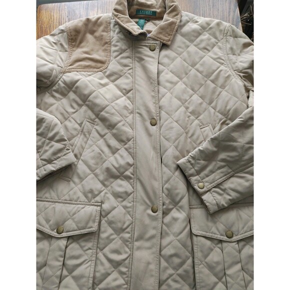Lauren RALPH LAUREN Womens 2XL Polo Diamond Quilted Barn Riding Jacket Coat LN! - Picture 2 of 16
